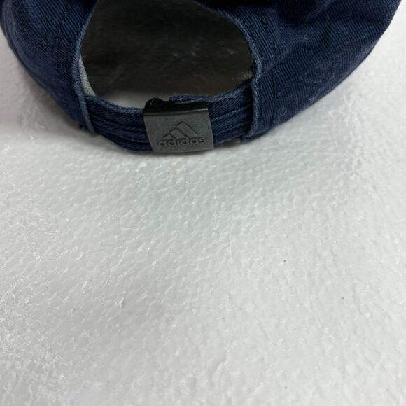 Adidas Areoready Adjustable Baseball Cap Hat Navy Blue Youth - Picture 10 of 11